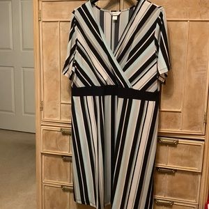 Beautiful, Colorful striped dress. Smoke & pet free home